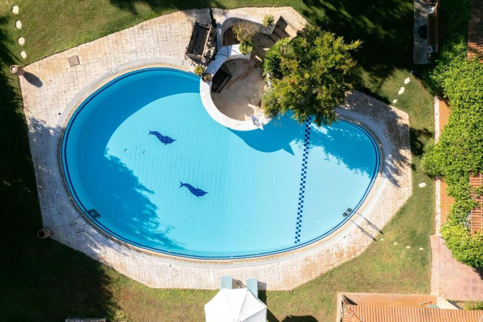Villa Christina In Evia Paralia Avlidhos Exterior foto